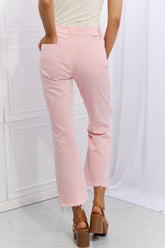 RISEN – Miley – Schlagjeans in voller Größe im Used-Look mit Knöchelpartie